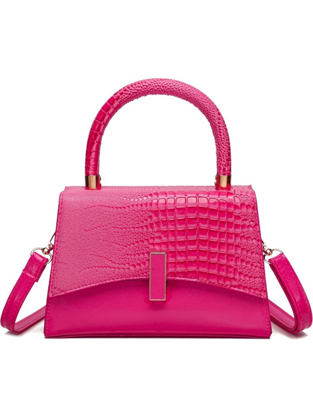 Women's 8 Pink Small Crossbody Bag Mini Satchel Cute Shoulder Purse Bag